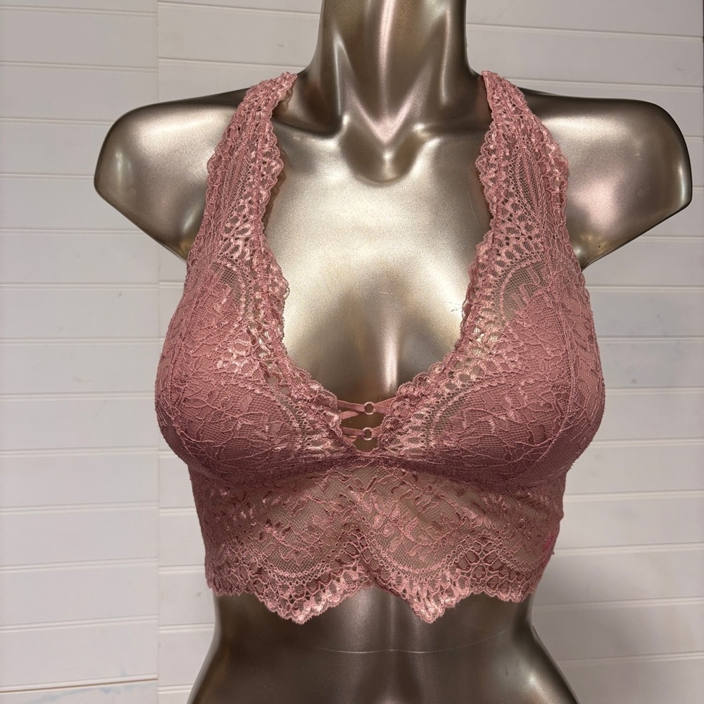 La Senza Lace Bralette in Pink Size Medium